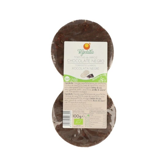 Panquecas de Arroz Vegetalia com Chocolate Preto Bio 100g