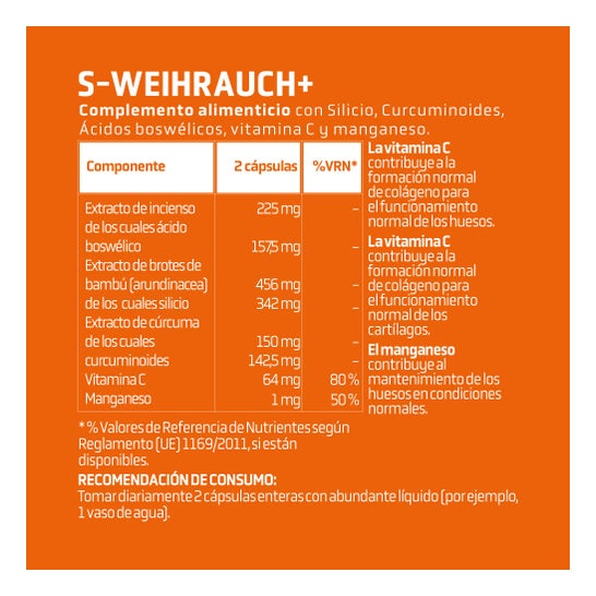 Splmnt S-Weihrauch+ 60 cápsulas