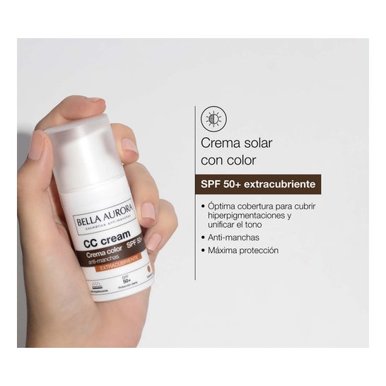 Bella Aurora Cc Cream Extracubriente Spf50+ 30ml