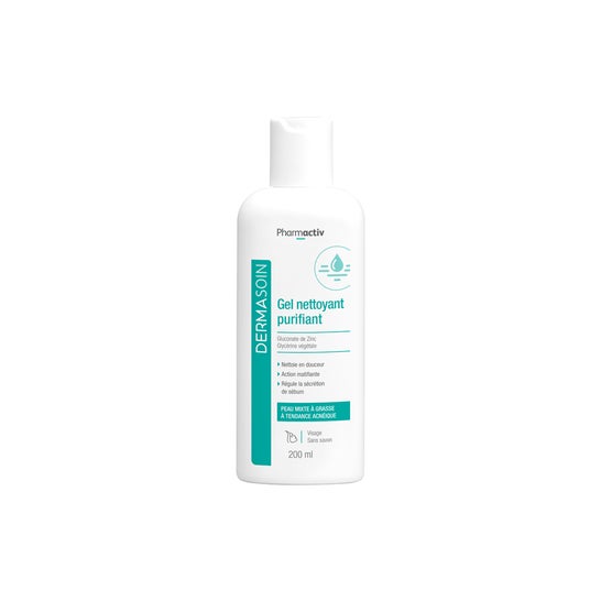 Pharmactiv Dermasoin Gel Limpiador Purificante 200ml