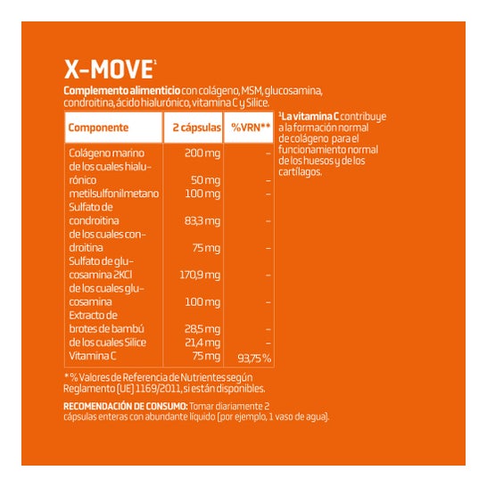 Splmnt X-Move 60 cápsulas