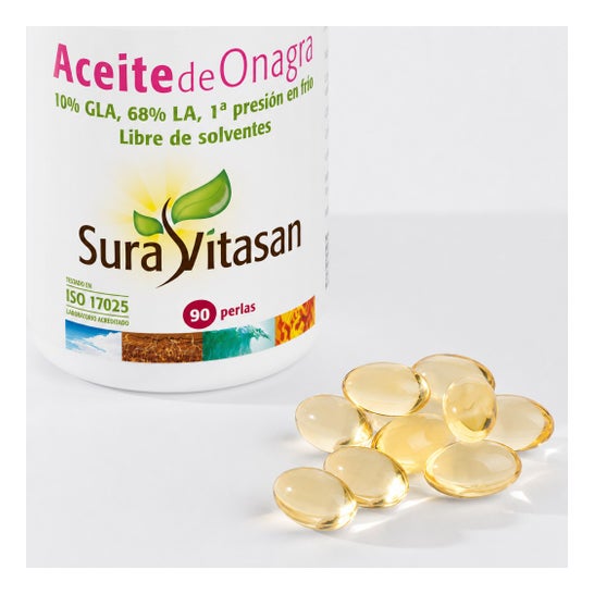 Sura Vitasan Óleo de Onagra 500mg 90 Pérolas