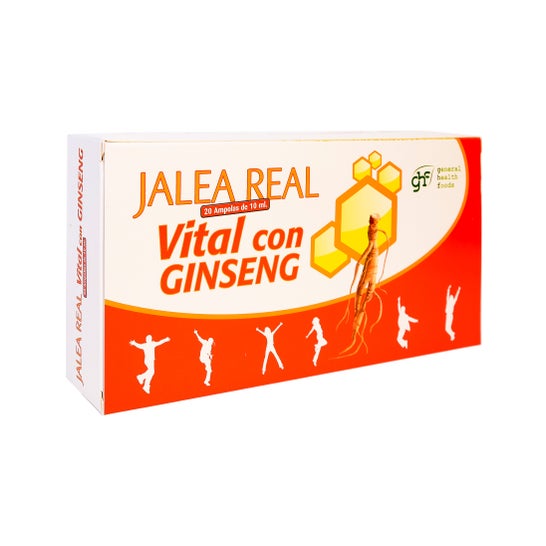 GHF Royal Jelly Vital Com Ginseng 20amp 10ml