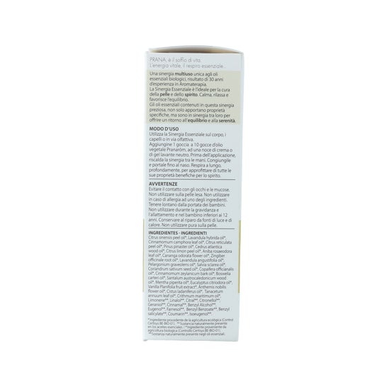 Pranarôm Synergie Essent Bio 30ml
