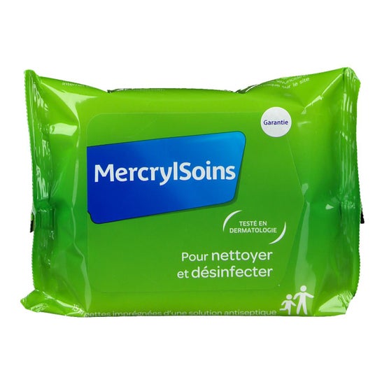 Mercryl Care saco de 15 toalhetes desinfetantes