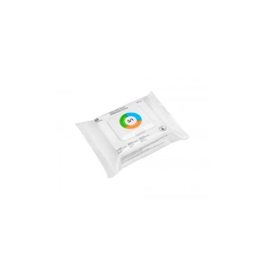 Interapothek 3 em 1 removedor de maquiagem toalhetes 24uds