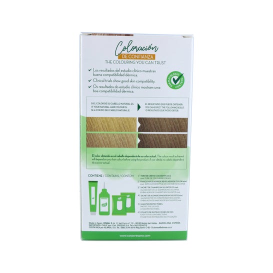 Corpore Sano Tinte Permanente Nº 7.3 Rubio Dorado 140ml