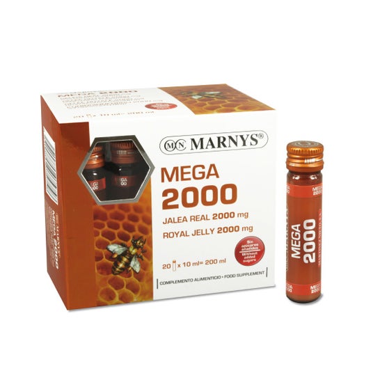 Marnys Royal Jelly Mega 2000 20 Ampolas