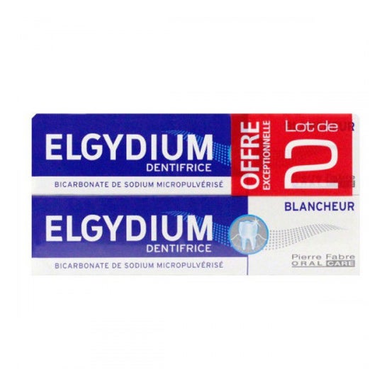 Elgydium Massa Dentária Blanqueadora 2x75ml