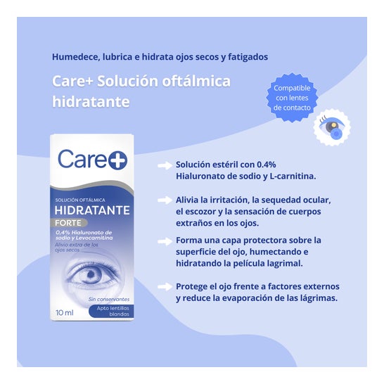Care+ Solução Oftálmica Forte 10ml