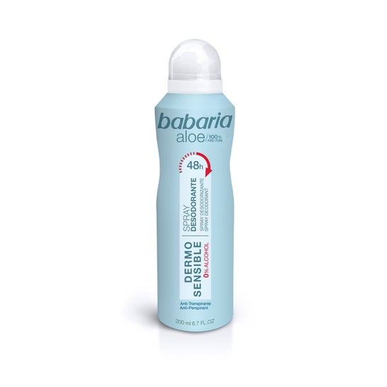 Babaria Aloe Spray Desodorante Dermo Sensible 200ml Vapo