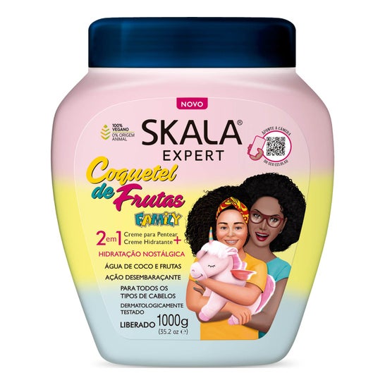 Skala Crema Acondicionadora Coquetel Fruta 1000ml