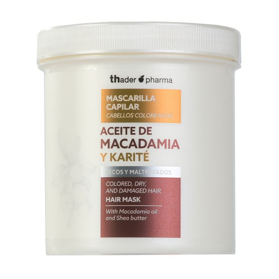 Thader Pharma Máscara Cabelo Seco Leite de Macadâmia e Karité 700 ml