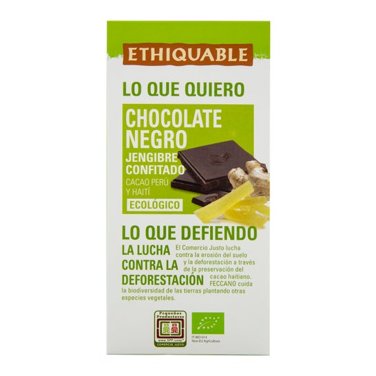 Eqüitativa Choco Nego Ginger Confi Bio 100g