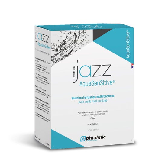 Ophtalmic Jazz Aqua Sensitive Solución Multifuncional 3x350ml