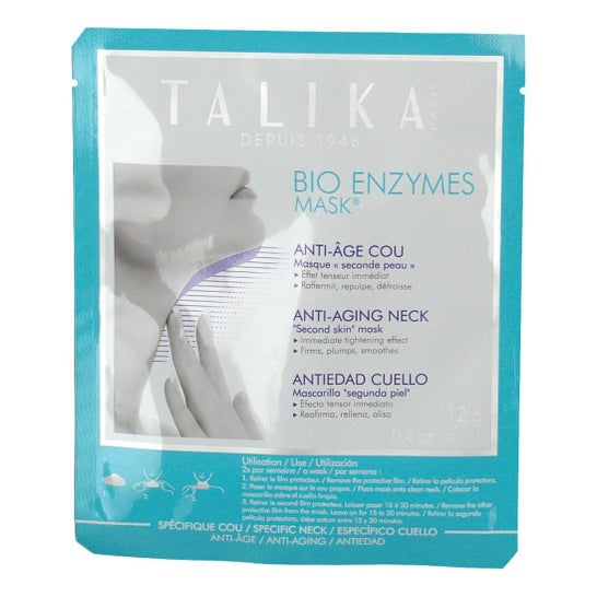 Talika Bioenzymes Mask Pele Anti-envelhecimento Pescoço Seguda