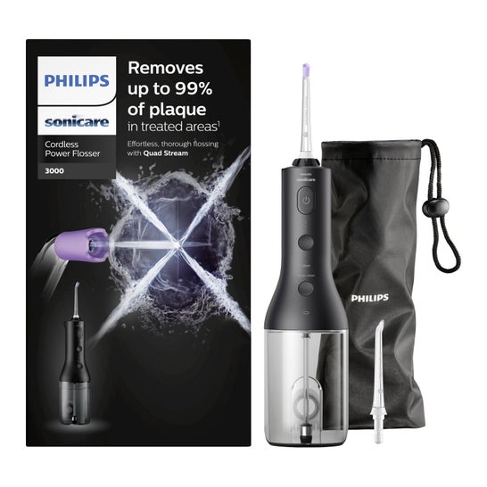 Philips Jet Hydropulseur Power Flosser Cordless Negro 1ud