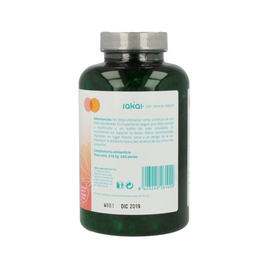 Óleo de Prímula Sakai Evening 500mg 450 Pérolas