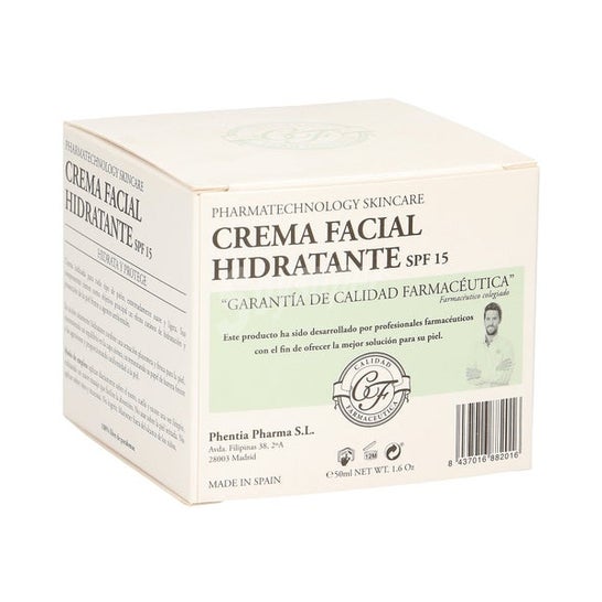 Creme Facial Hidratante de Qualidade Farmacêutica Spf15 50ml