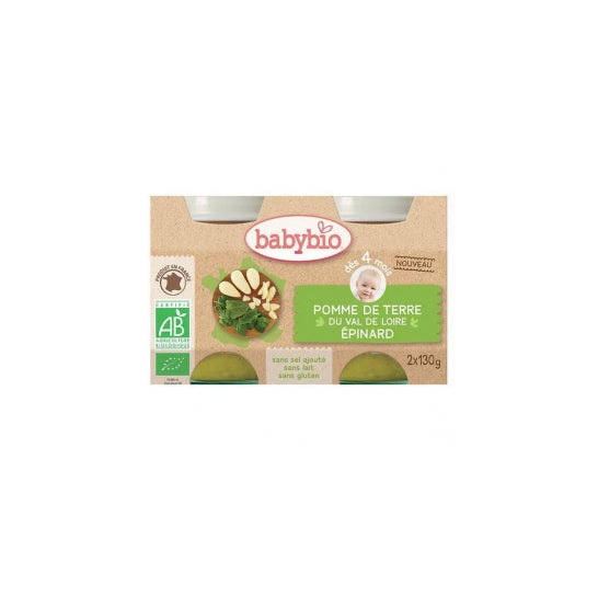 Babybio Pdt/Spinach 2X130g