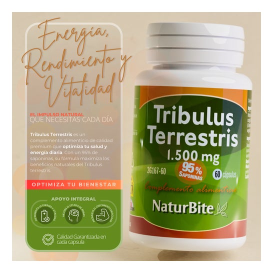 Naturbite Tribulus Terrestris 1500mg 60caps