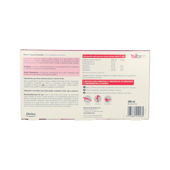 Flacidez Biforme 20 ampolas