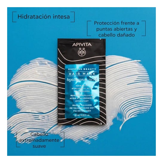 Apivita Aloe Ácido Hialurônico Hidratante Máscara Capilar Apivita Aloe 20ml Apivita Aloe Ácido Hialurônico Hidratante Máscara Capilar Apivita Aloe 20ml