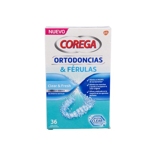 Corega Orthodontics 36 comprimidos