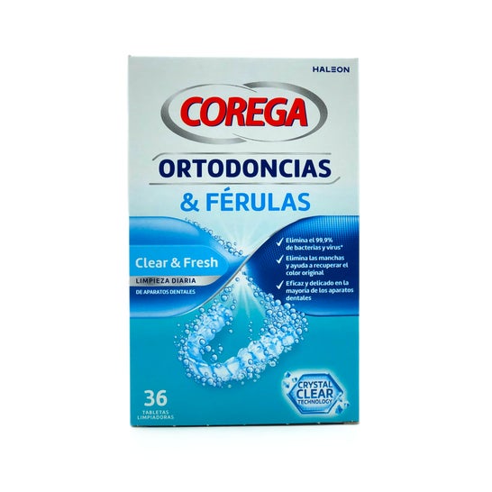 Corega Orthodontics 36 comprimidos