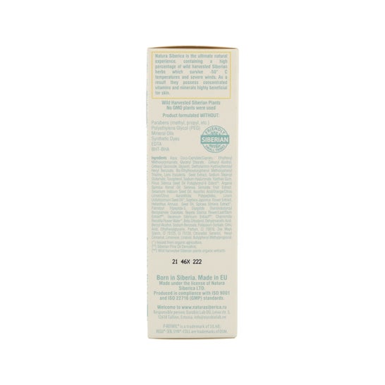 Natura Siberica Day creme para peles oleosas, equilibradas e hidratadas 50 ml