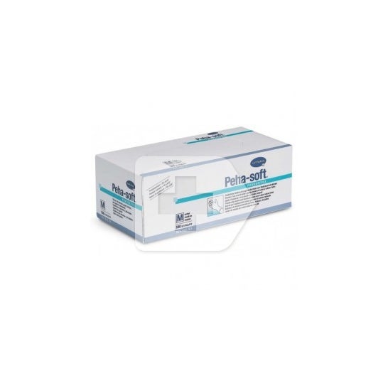 Luvas descartáveis em nitrilo fino Peha-Soft tamanho L 100pcs