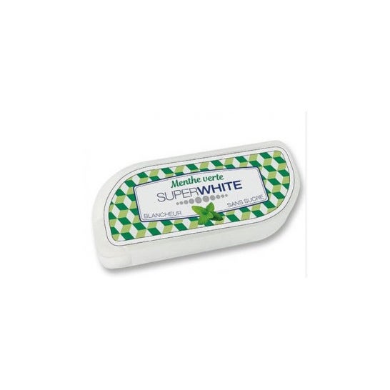 Super Branco  Bote de 50 Pastilhas Frescas Menta Intensa