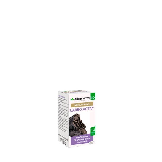 Arkopharma Arkocápsulas Carbón Vegetal Activado Bio 40 Perlas