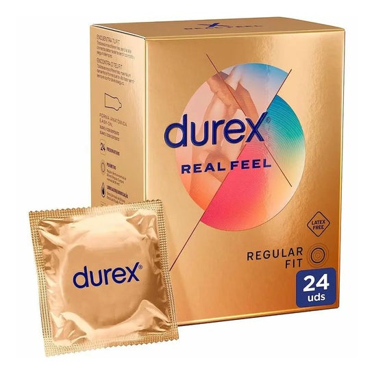 Preservativo Durex® Real Feel Latex Free 24pcs Preservativo Durex® Real Feel Latex Free 24pcs