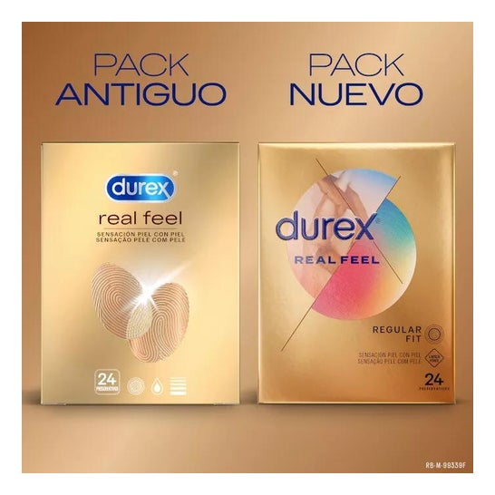 Preservativo Durex® Real Feel Latex Free 24pcs Preservativo Durex® Real Feel Latex Free 24pcs