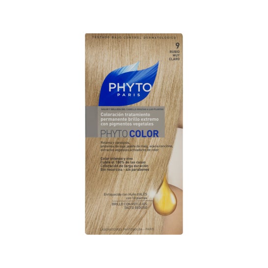 Phyto tonalidade cor 9 loira muito leve 1ud