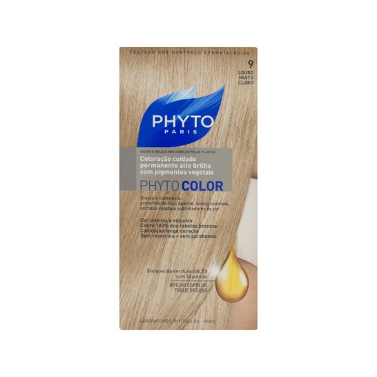 Phyto tonalidade cor 9 loira muito leve 1ud