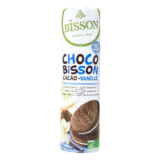 Bisson Choco Cacau Baunilha Biscoito de Baunilha 300g
