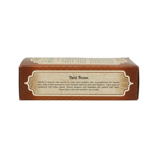 Radhe Shyam Chestnut Henna Prof Escuro Em Pó 100gr