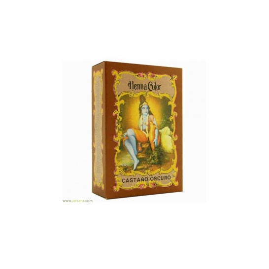 Radhe Shyam Chestnut Henna Prof Escuro Em Pó 100gr
