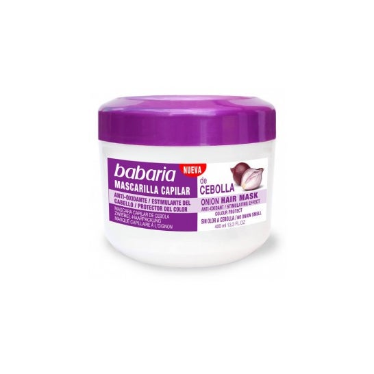 Máscara de cabelo Babaria cebola 400ml