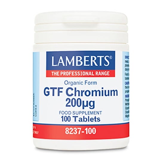 Lamberts Chrome Gtf 200 μg 100 comprimidos