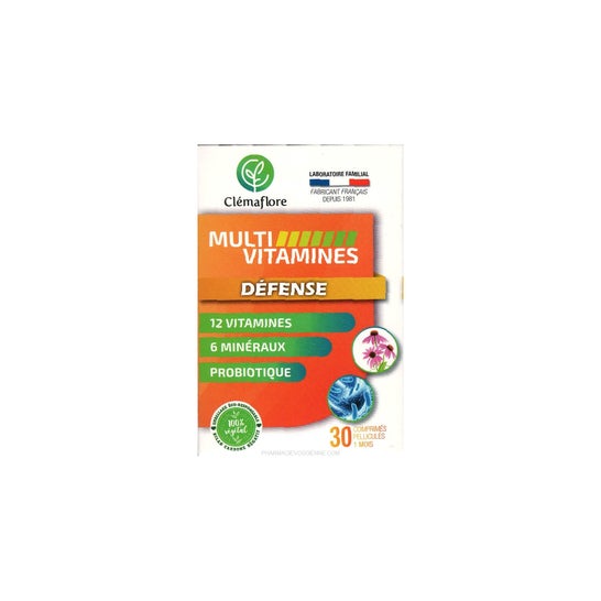 Clemaflore Vitaminas Defensa 30comp