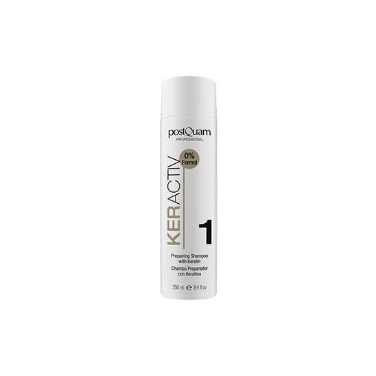 Preparador de champô pósquam com queratina 250ml
