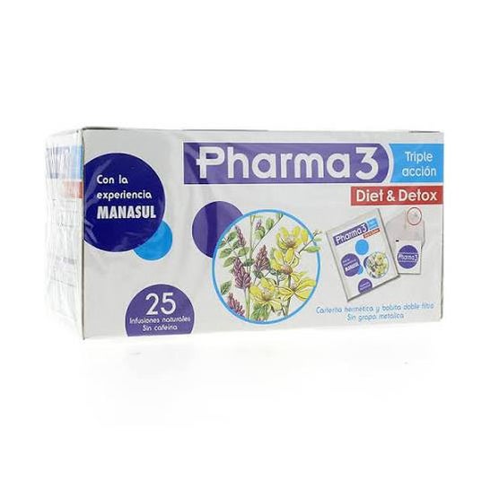 Pharma3 Diet & Detox 25 infusões