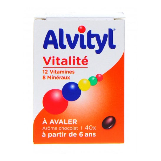 Alvityl Plus Vitalit Enrobed Tablets Caixa de 40