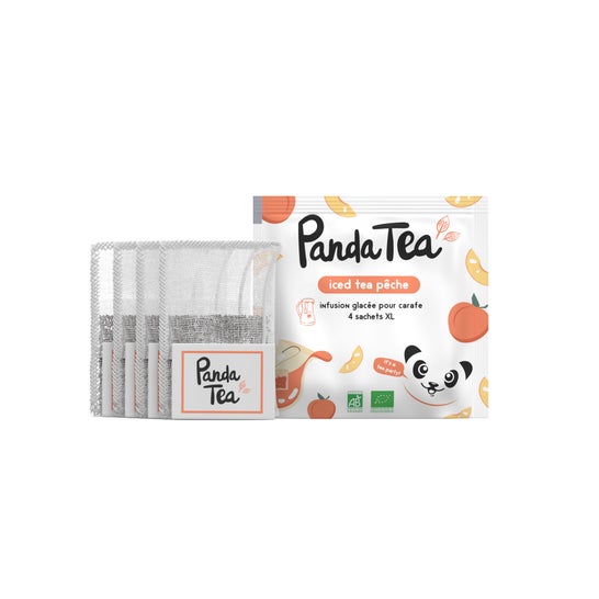 Panda Tea Iced Tea Pêssego Bio XL 4 Saquetas