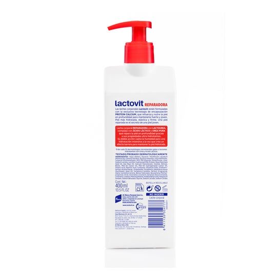Lactovit LactoUrea Leite Corporal Reparador 400ml