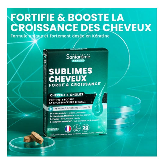 Santarome Sublima Força e Crescimento Capilar 30comp Santarome Sublima Força e Crescimento Capilar 30comp
