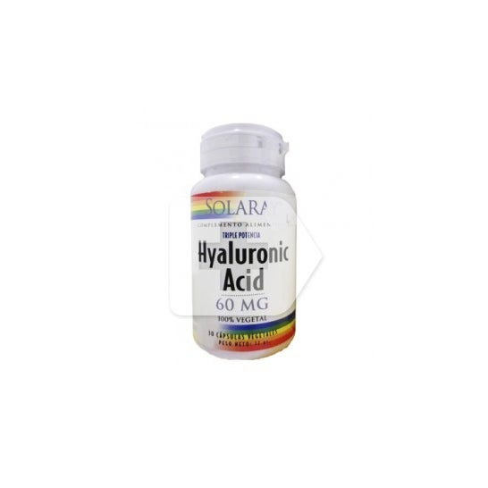 Ácido hialurônico Solaray 60mg 30cáps